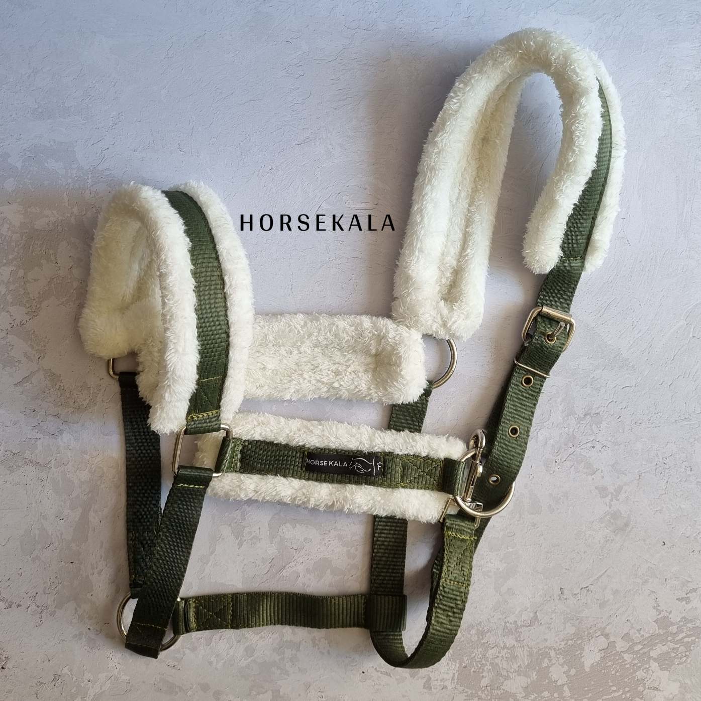 کلگی سرآخور خزدار Halter with Synthetic Fur