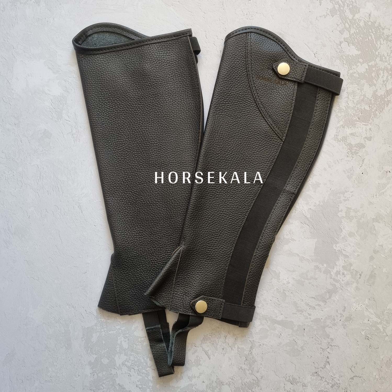 گتر سوارکاری چرمی Leather Half Chaps